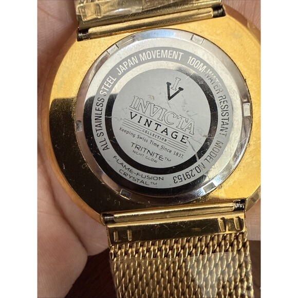 Invicta Vintage Men\'s Watch - 52mm, Gold (29153)